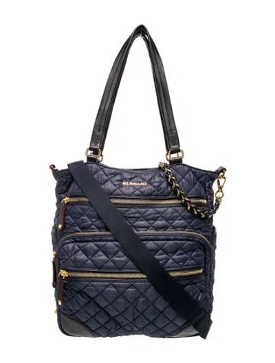 Pre-owned Mz Wallace Nylon Shoulder Bag In Blue