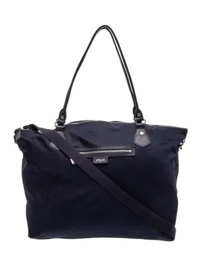 Pre-owned Mz Wallace Nylon Shoulder Bag In Blue