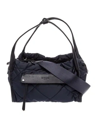 Pre-owned Mz Wallace Nylon Shoulder Bag In Blue
