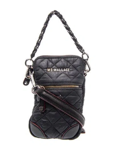 Pre-owned Mz Wallace Nylon Shoulder Bag In Blue