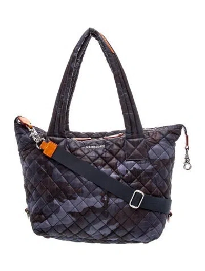 Pre-owned Mz Wallace Nylon Shoulder Bag In Blue