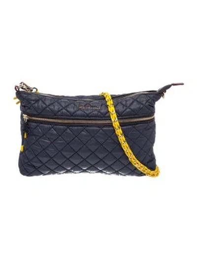 Pre-owned Mz Wallace Nylon Shoulder Bag In Blue
