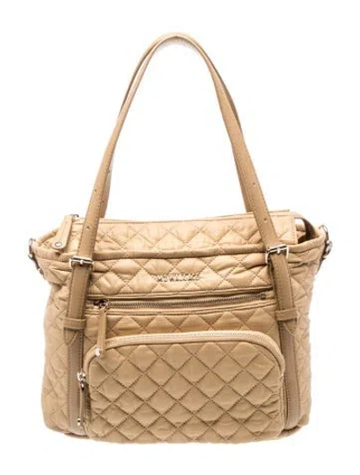 Pre-owned Mz Wallace Nylon Shoulder Bag In Brown