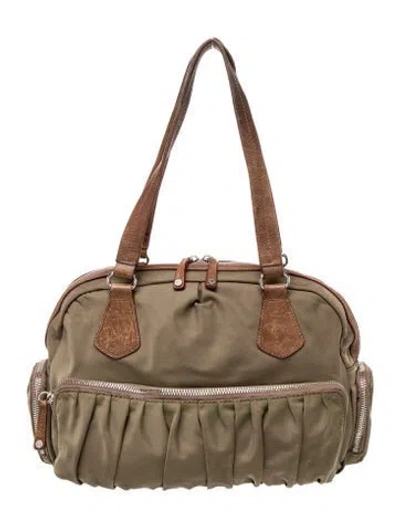 Pre-owned Mz Wallace Nylon Shoulder Bag In Gray