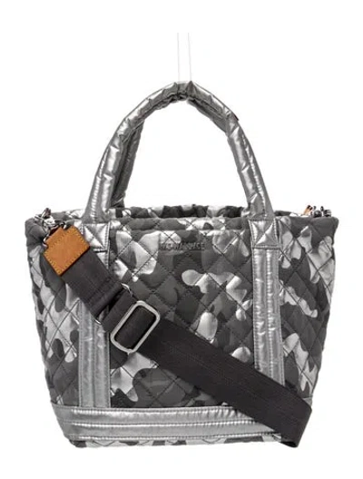 Pre-owned Mz Wallace Nylon Shoulder Bag In Gray