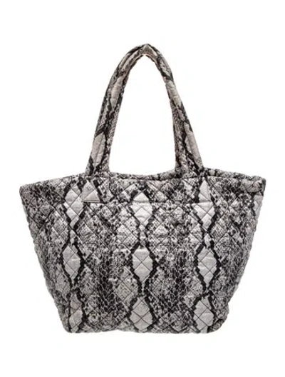 Pre-owned Mz Wallace Nylon Shoulder Bag In Gray