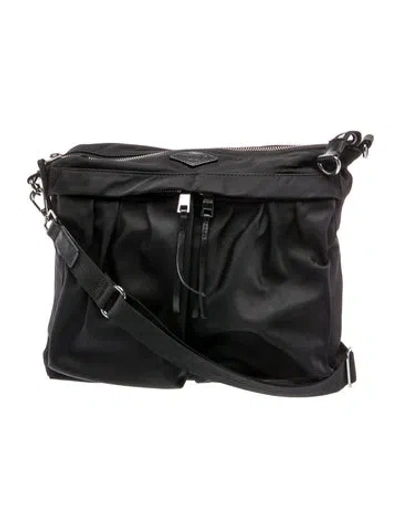 Pre-owned Mz Wallace Nylon Shoulder Bag In Gray