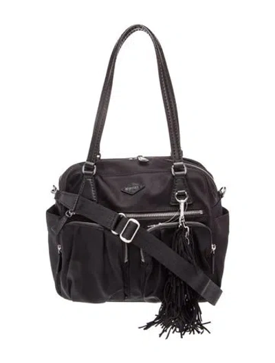 Pre-owned Mz Wallace Nylon Shoulder Bag In Gray