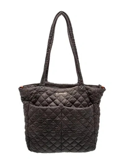 Pre-owned Mz Wallace Nylon Shoulder Bag In Gray