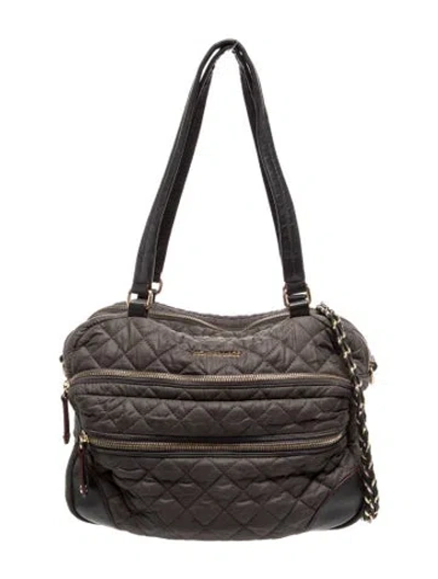 Pre-owned Mz Wallace Nylon Shoulder Bag In Gray