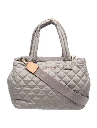 Pre-owned Mz Wallace Nylon Shoulder Bag In Gray