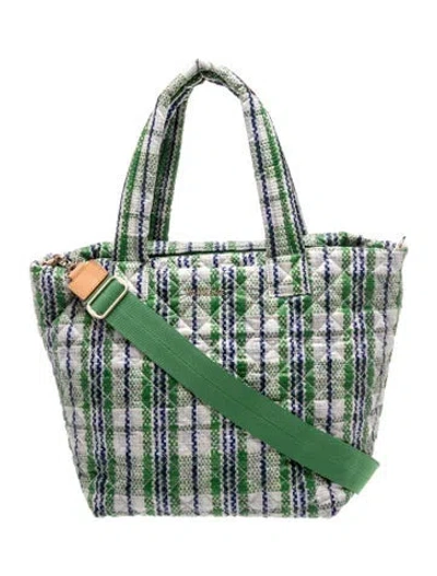 Pre-owned Mz Wallace Nylon Shoulder Bag In Green
