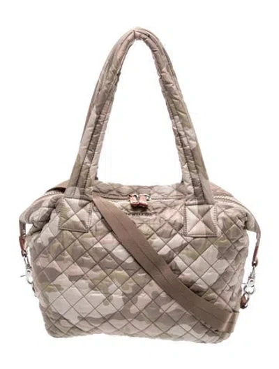Pre-owned Mz Wallace Nylon Shoulder Bag In Green