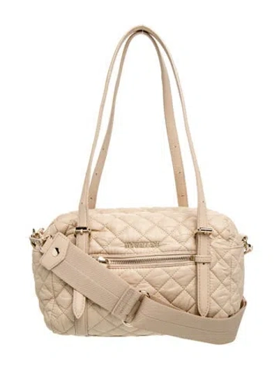 Pre-owned Mz Wallace Nylon Shoulder Bag In Grey