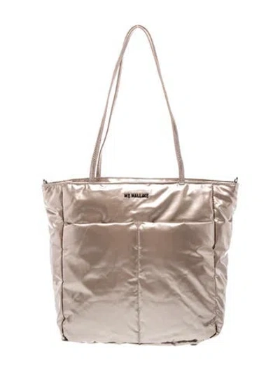 Pre-owned Mz Wallace Nylon Shoulder Bag In Grey