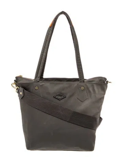 Pre-owned Mz Wallace Nylon Shoulder Bag In Grey