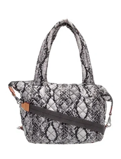 Pre-owned Mz Wallace Nylon Shoulder Bag In Grey