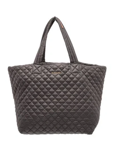 Pre-owned Mz Wallace Nylon Shoulder Bag In Grey