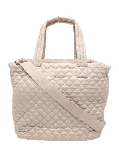 Pre-owned Mz Wallace Nylon Shoulder Bag In Neutral