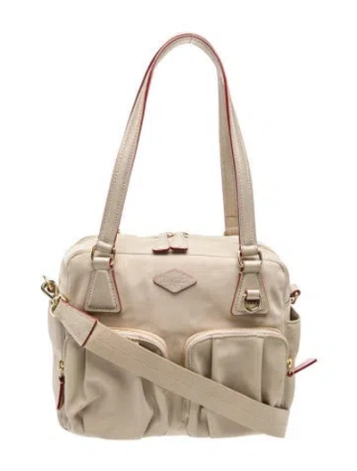 Pre-owned Mz Wallace Nylon Shoulder Bag In Neutral