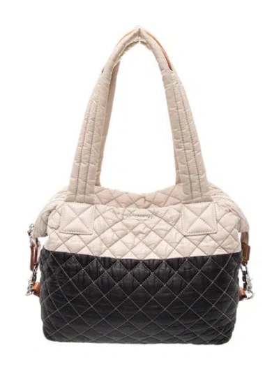 Pre-owned Mz Wallace Nylon Shoulder Bag In Neutral