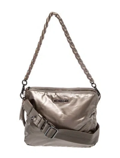 Pre-owned Mz Wallace Nylon Shoulder Bag In Neutral