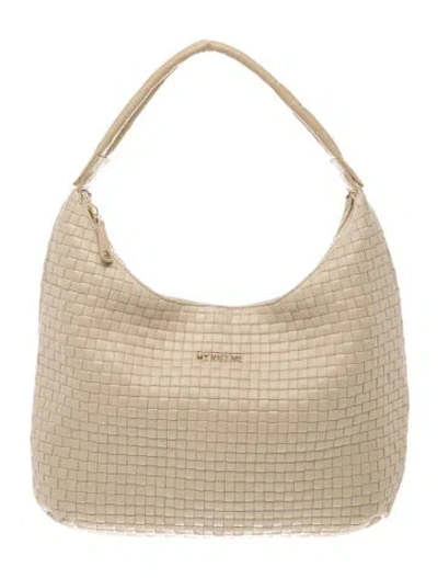 Pre-owned Mz Wallace Nylon Shoulder Bag In Neutrals