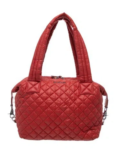 Pre-owned Mz Wallace Nylon Shoulder Bag In Pink