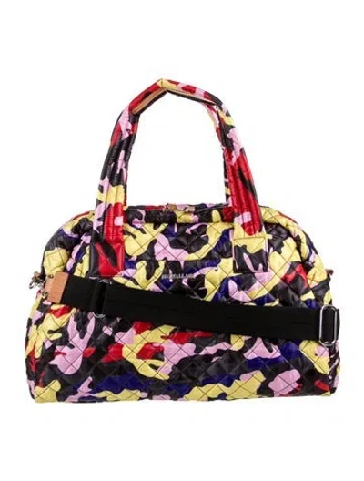 Pre-owned Mz Wallace Nylon Shoulder Bag In Pink