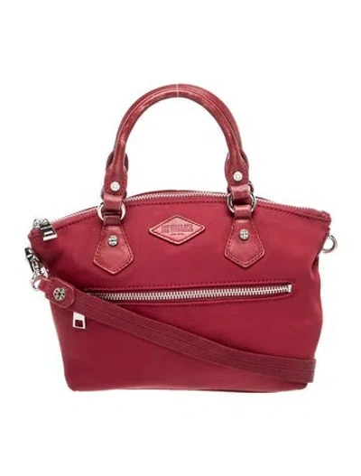 Pre-owned Mz Wallace Nylon Shoulder Bag In Red