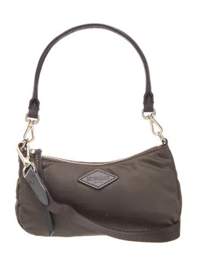 Pre-owned Mz Wallace Nylon Shoulder Bag W/ Tags In Grey