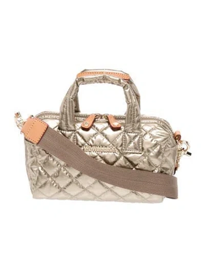 Pre-owned Mz Wallace Nylon Shoulder Bag W/ Tags In Neutral