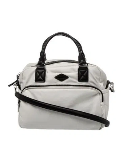 Pre-owned Mz Wallace Nylon Shoulder Bag W/ Tags In White