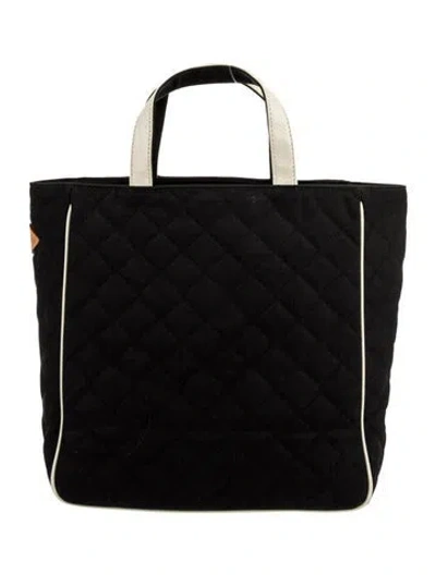 Pre-owned Mz Wallace Nylon Top Handle Bag In Black