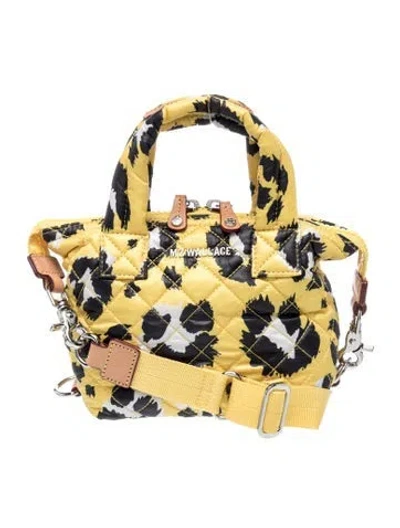 Pre-owned Mz Wallace Nylon Top Handle Bag In Multi