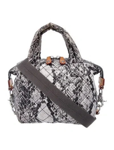 Pre-owned Mz Wallace Nylon Top Handle Bag In Multi