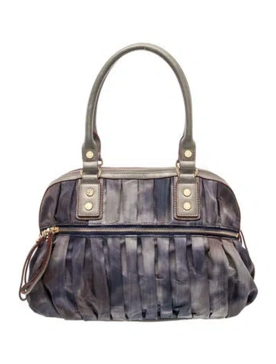 Pre-owned Mz Wallace Nylon Top Handle Bag In Multi