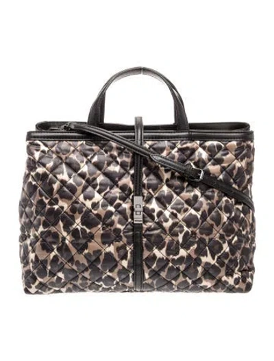 Pre-owned Mz Wallace Nylon Top Handle Bag In Multicolor