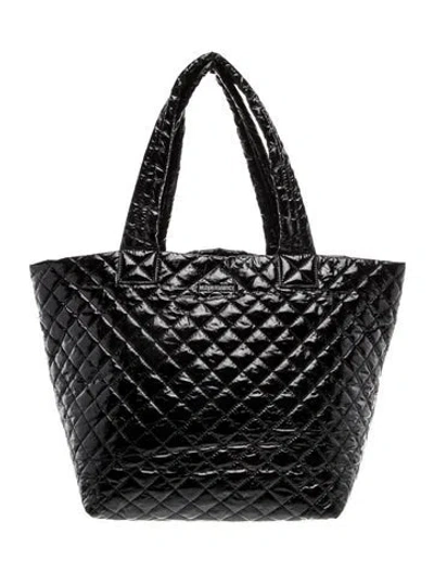 Pre-owned Mz Wallace Nylon Tote In Black