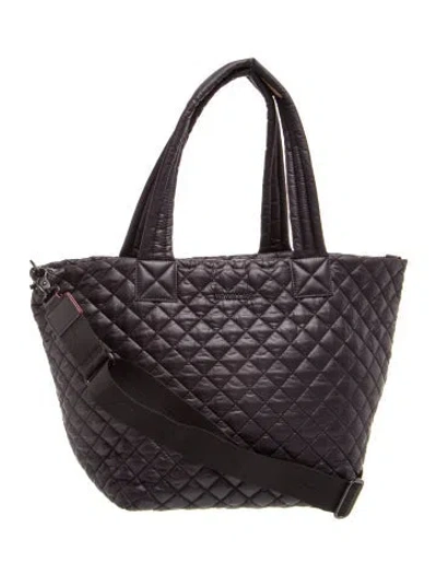 Pre-owned Mz Wallace Nylon Tote In Black