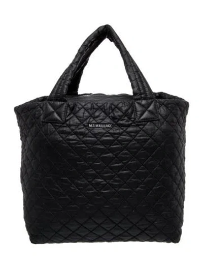 Pre-owned Mz Wallace Nylon Tote In Black