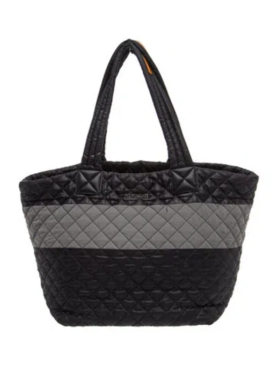 Pre-owned Mz Wallace Nylon Tote In Black