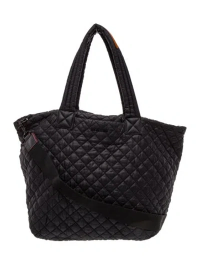 Pre-owned Mz Wallace Nylon Tote In Black