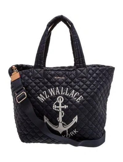 Pre-owned Mz Wallace Nylon Tote In Black