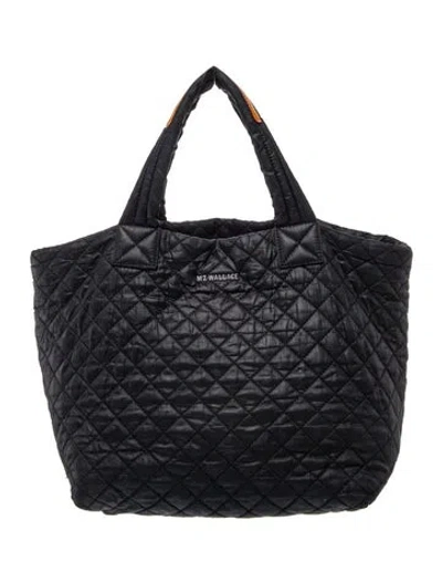 Pre-owned Mz Wallace Nylon Tote In Black