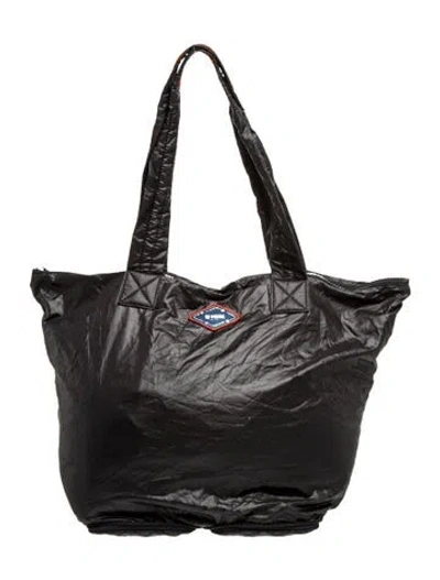 Pre-owned Mz Wallace Nylon Tote In Black