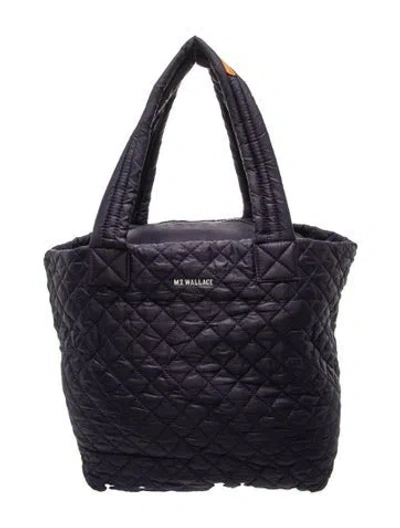 Pre-owned Mz Wallace Nylon Tote In Black