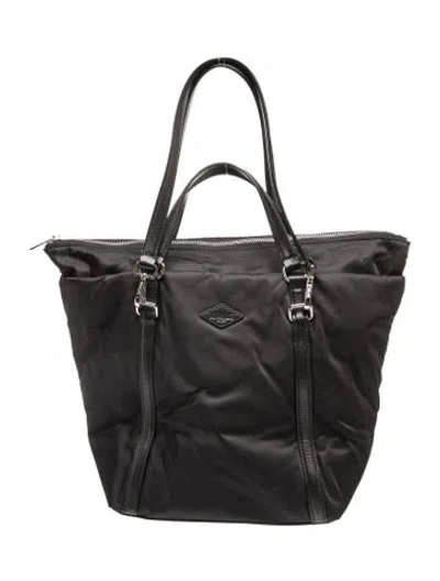 Pre-owned Mz Wallace Nylon Tote In Black