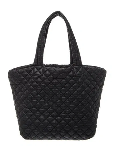 Pre-owned Mz Wallace Nylon Tote In Black