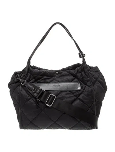 Pre-owned Mz Wallace Nylon Tote In Black